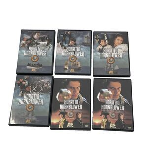 Horatio Hornblower DVD Lot of 6 Vol 1-4 Adventure Continues Vol 1 & 2 A&E Series